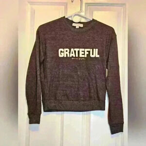 Spiritual Gangster Grateful‎ Longsleeve Womens XS Gray Top